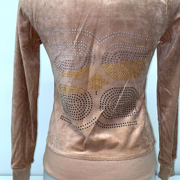 BCBGMAXAZRIA HOODIE SWEATER WOMENS Brown new sz small - Picture 7 of 11